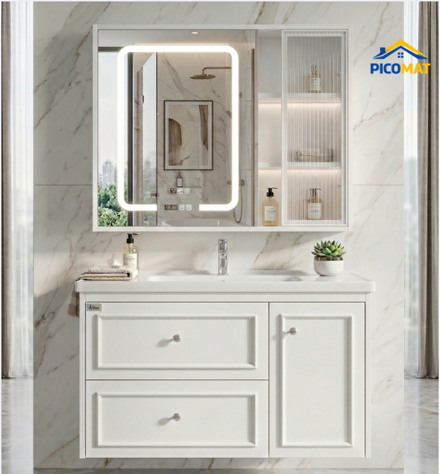 Bộ Tủ Chậu Lavabo Cao Cấp PM25