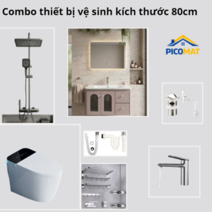 Combo Thiết Bị Vệ Sinh + Bồn Cầu Thông Minh