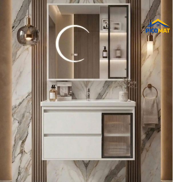 Bộ Tủ Chậu Lavabo Cao Cấp M25