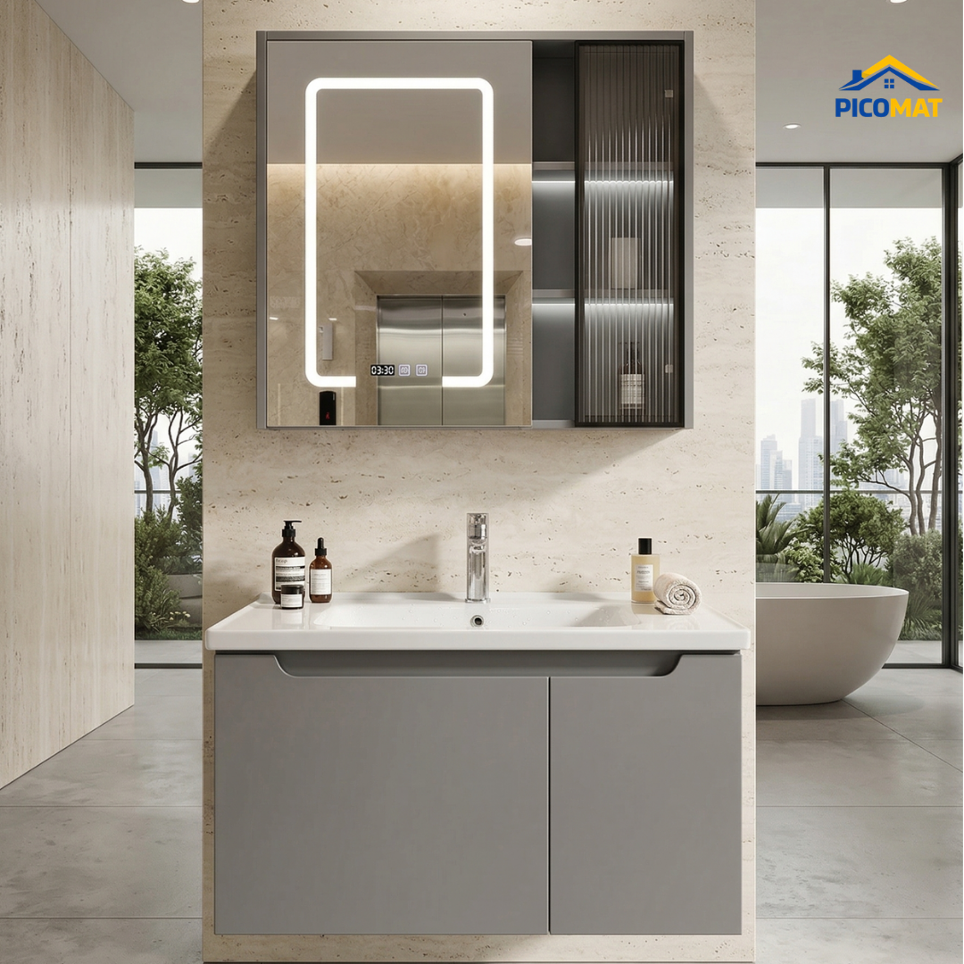 Bộ Tủ Chậu Lavabo Cao Cấp M19
