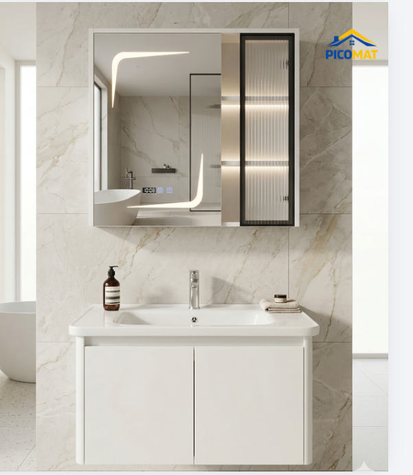 Bộ Tủ Chậu Lavabo Cao Cấp PC16