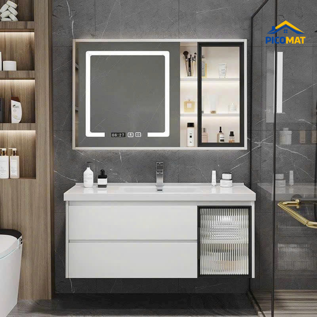 tủ chậu lavabo nhựa PVC