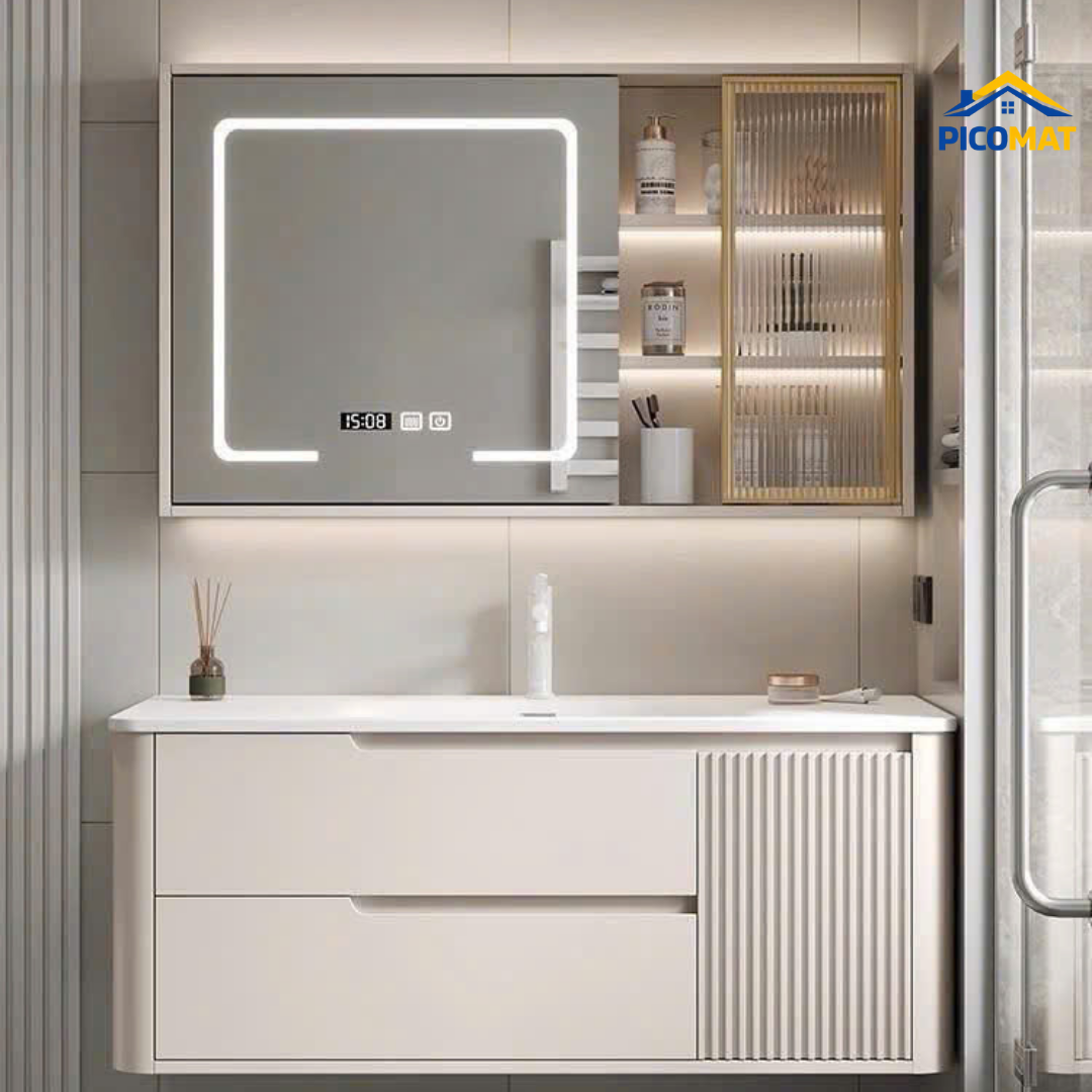 Bộ Tủ Chậu Lavabo Cao Cấp PC21